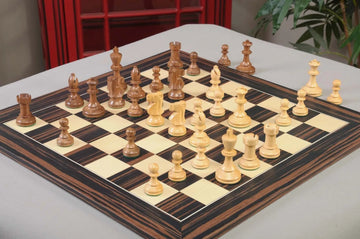 The B.H. Wood Series Chess Pieces - 3.75
