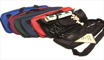 Deluxe Chess Set Combination and Triple Weighted Regulation Pieces | Vinyl Chess Board | Deluxe Bag