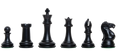 The Fischer Series Plastic Chess Pieces - 4.0