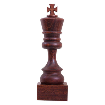 Decorative Wood Chess Piece - King