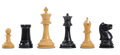 The Blackburne Series Luxury Chess Pieces - 4.4" King