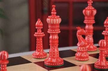 The Worthington Luxury Bone Chess Pieces - 4.0