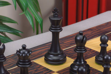 The Reykjavik II Series Bone Chess Pieces - 3.75
