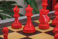 The Reykjavik II Series Bone Chess Pieces - 3.75