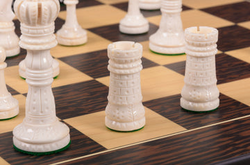 The Worthington Luxury Bone Chess Pieces - 4.0