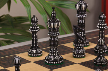 The Worthington Luxury Bone Chess Pieces - 4.0