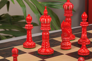 The Worthington Luxury Bone Chess Pieces - 4.0