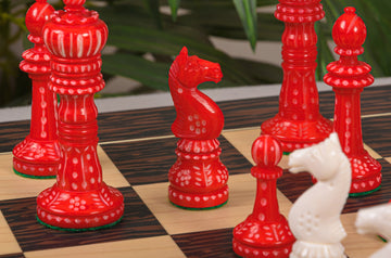 The Worthington Luxury Bone Chess Pieces - 4.0