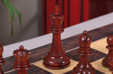 CLEARANCE - The Fischer Spassky 1972 Series Commemorative Chess Pieces - 3.75