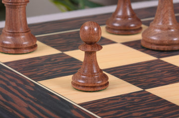 CLEARANCE - The Fischer Spassky 1972 Series Commemorative Chess Pieces - 3.75