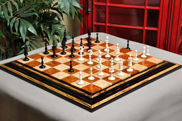 The Selenus Luxury Bone Chess Pieces - 4.0