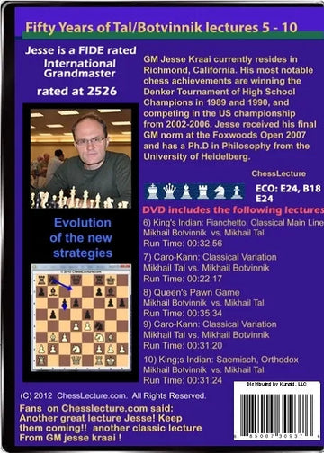 E-DVD 50 Years of Tal-Botvinnik - 4 DVD's - Chess Lecture - Volume 24