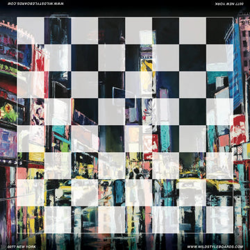 New York - Full Color Vinyl Chess Board