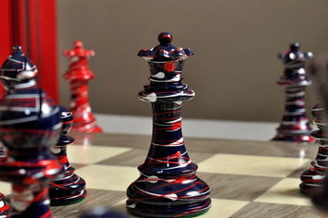 The Americana Series Chess Pieces - 4.0