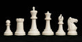 The Marshall Series Plastic Chess Pieces - 3.75