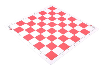 Wholesale Chess Branded Thin Mouse Pad Style - Tournament Chess Board - 2.25" Squares - Red & Buff