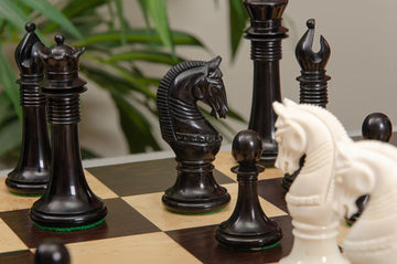 The Monmouth Luxury Bone Chess Pieces - 4.0