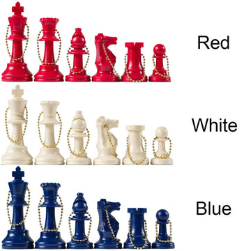 Chess Pieces Keychain Set (17 Pieces)