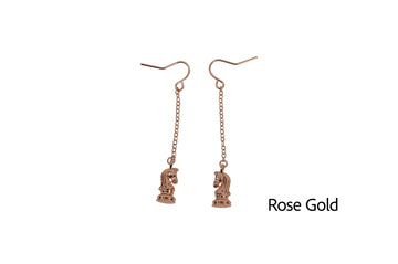 Caissa Collection Chess Pendant Earrings – KNIGHT