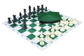 Basic Chess Set Combination with Mousepad Board and Triple Weighted Regulation Plastic Chess Pieces