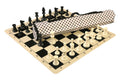 Quiver Chess Set Combination and Triple Weighted Regulation Pieces | Silicone Chess Board | Quiver Bag