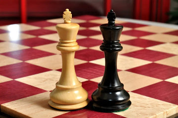 Signature Contemporary III Luxury Chess board - PURPLEHEART / BIRD'S EYE MAPLE - 2.5