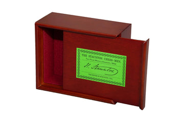 Reproduction of the Post 1870 Mahogany Slide-Top Chess Box - Library Size