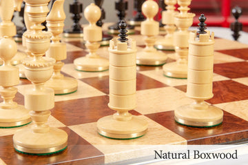 The Camaratta Collection - The Biedermeier Series Luxury Chess Pieces - 4.4