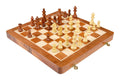 FOLDING WOODEN MAGNETIC Travel Chess Set - 12