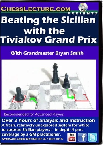 E-DVD Beating the Sicilian with the Tiviakov Grand Prix - Chess Lecture - Volume 78