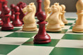 The Hastings Series Plastic Chess Pieces - 3.875