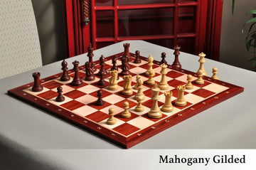 The Grandmaster Series Gilded Chess Pieces - 4.0