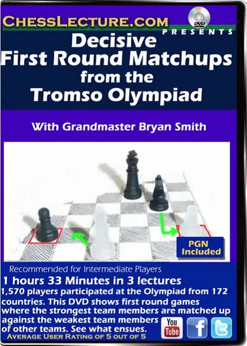 E-DVD Decisive First Round Matchups from the Tromso Olympiad - Chess Lecture - Volume 144