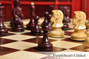 The Dubrovnik Series Gilded Chess Pieces - 3.75