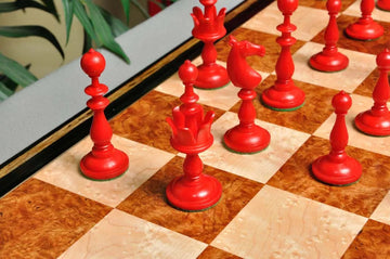 The Selenus Luxury Bone Chess Pieces - 4.0