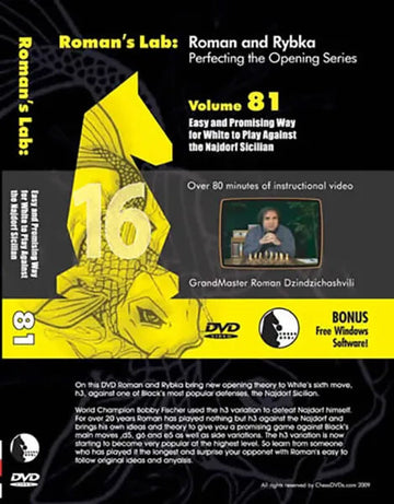 ROMAN'S LAB - VOLUME 81 - Easy and Promising Way for White to Play Against the Najdorf Sicilian