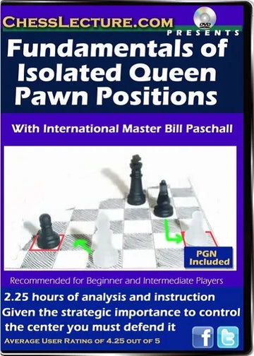 E-DVD Fundamentals of Isolated Queen Pawn Positions - Chess Lecture - Volume 64
