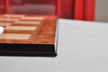 Elm Burl & Maple Superior Traditional Chess Board - 2.5