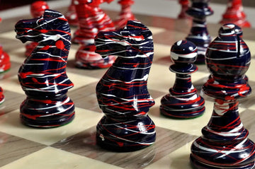 The Americana Series Chess Pieces - 4.0