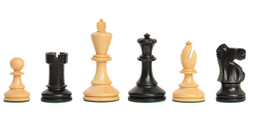 The B.H. Wood Series Chess Pieces - 3.75" King
