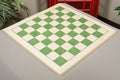 Bird's Eye Maple and Greenwood Standard Traditional Chess Board - 3