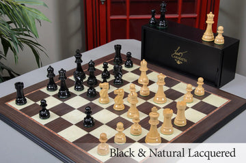 The Windsor Series Wood Chess Set, Box, & Board Combination