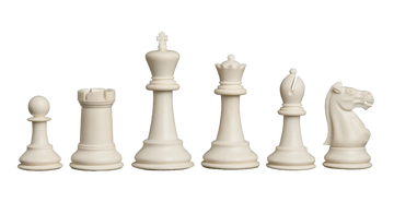The Marshall Series Plastic Chess Pieces - 3.75