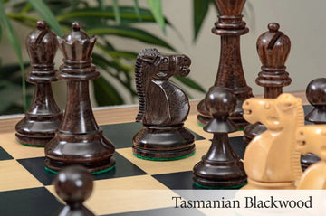 The Reykjavik II Series Chess Pieces - 3.75