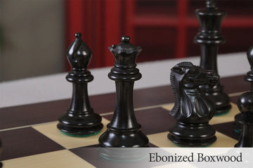 The Congress Series Luxury Chess Set, Box, & Board Combination