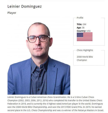 The 2023 Sinquefield Cup Official Series Chess Pieces - DGT-Enabled