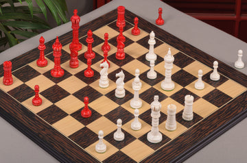 The Worthington Luxury Bone Chess Pieces - 4.0