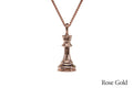 Caissa Collection Chess Pendant Necklace – QUEEN