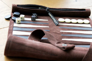 Sondergut Backgammon Roll-Up Travel Set