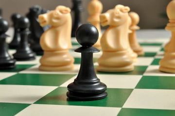 The Reykjavik Series Plastic Chess Pieces - 3.75